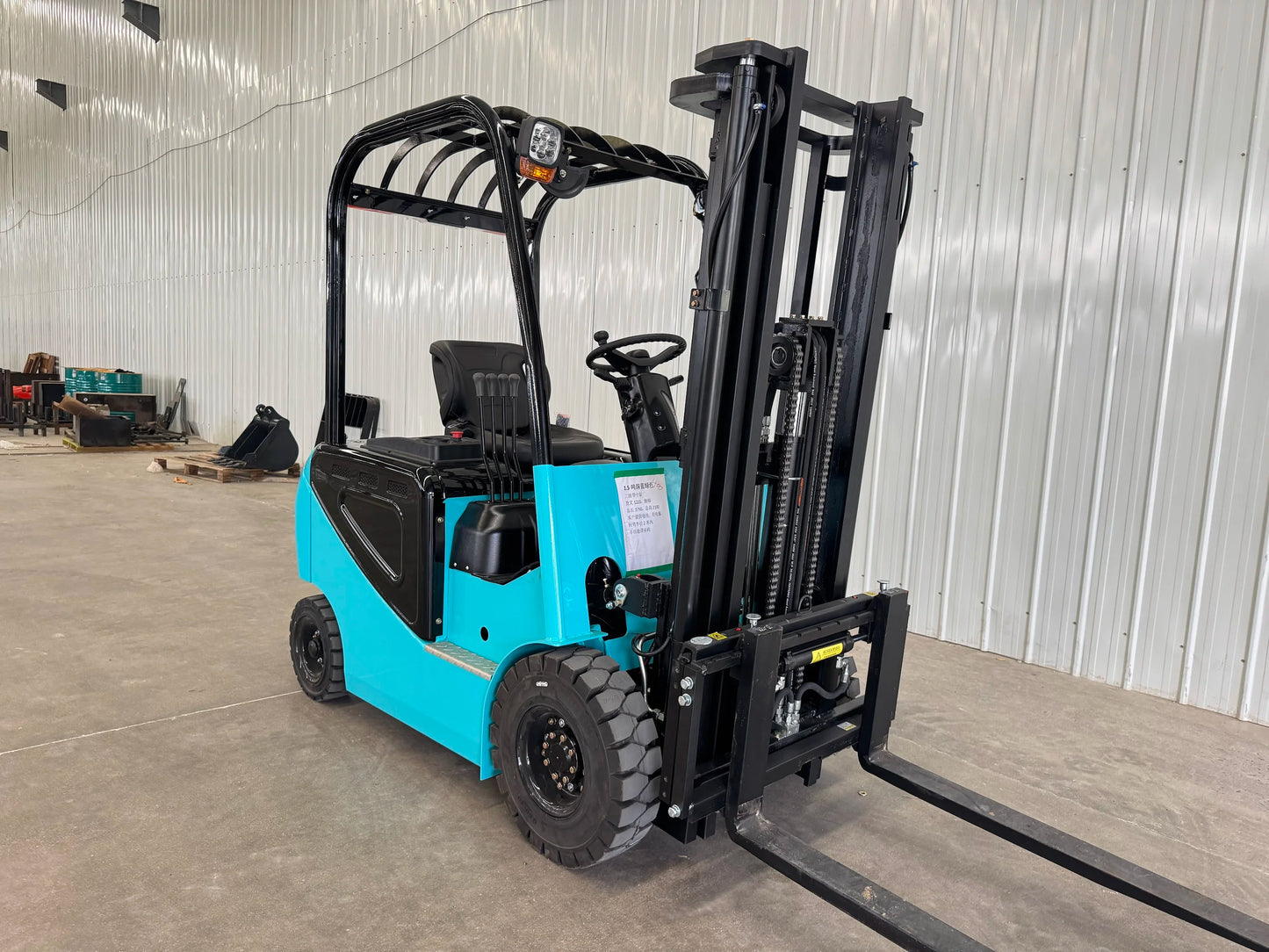 Free delivery forklift warehouse 1 1.5 2 3 3.5 tons comfortable lifting height 3m-7m electric forklift price