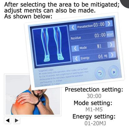 Physiotherapy Therapeutic Ultrasound Massager 1Mhz Body Muscle Pain Relief Ultrasonic Therapy Machine Portable Body Massage New