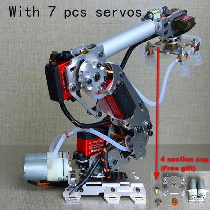 7 Dof Manipulator Robot Arm With Large Suction Air Pump  Robot Mindustrial Robotic Model  Prohrammable Robot Arm