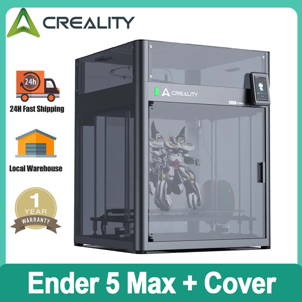 Creality Ender 5 Max 3D Printer 700mm/s Max Printing Speed Large Build Volume 40 *40 *40 Auto Leveling Linear Rail Dual Z Axis