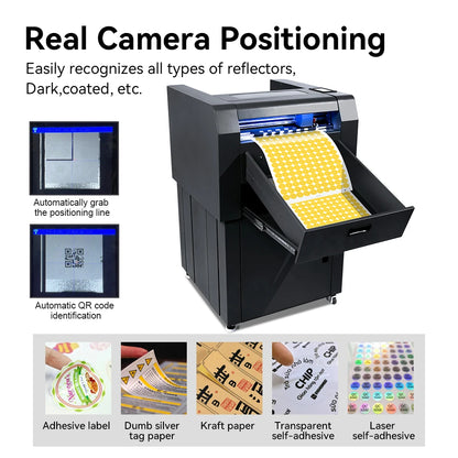 MSSheet Sticker Die Cutter Machine Label Cutting Color Box Cutting and Creasing Machine Automatic Feeding A3+ Die Cutting Machin