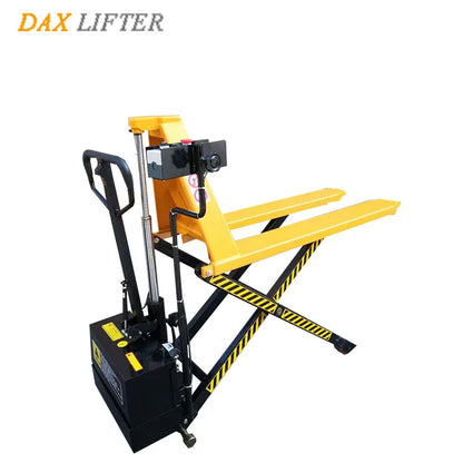 China Supplier Economic Safe 3.5m  Height 1500kg Capacity Hydraulic Electric Pallet Jack for Factory