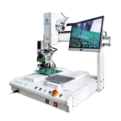 Automatic 4-Axis Solder Robot, PCB LED Desktop Welding Soldering Machine With Vision Function