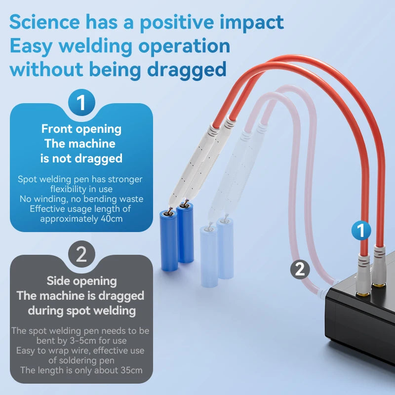 Awithz 9000W Spot Welder High Power Portable Pedal Spot Welding Machine 1330A present Adjustable Welders for DIY 18650 Battery