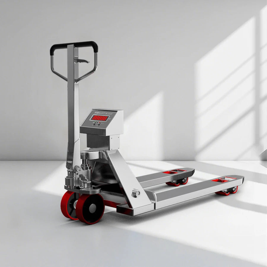 SK 1-3 ton manual forklift manual pallet truck with weight and printing function for warehouse pallet jacks