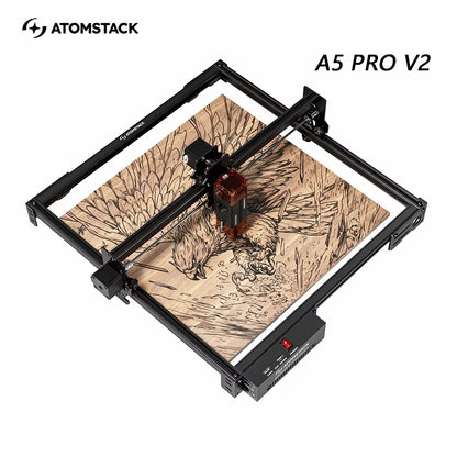 Atomstack A20 Pro V2 Laser Engraver machine Machine Quad-Laser Cutter 20W For Metal Arcylic Wood Glass Logo 400*365mm