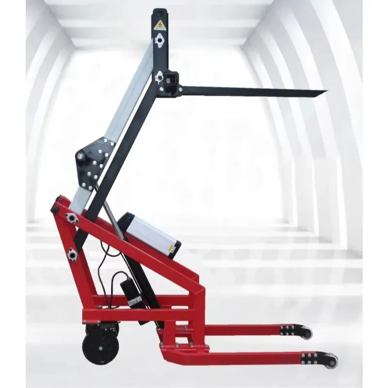Small Electric Forklift Hydraulic Lifting and Handling Truck Curved Arm Loading and Unloading Truck Portable Stacker Truck