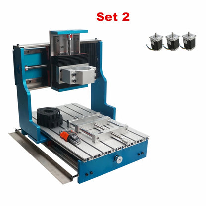 Mini CNC 6040L 3040L Linear Guideway Frame 4axis 1500W with Nema23 Motors for CNC 6040 Wood Metal Engraving Machine Router Kit