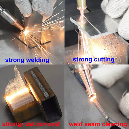 2000W Air Cooling Laser Welder 4 in 1 Strong Cutting Welding Cleaning Rust Removal for Metal 1500W Fiber Laser Welding Solder