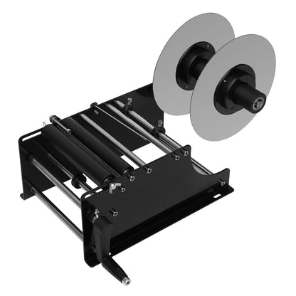 MT-30 Manual Round Labeling Machine, Bottle Labeler W/ Handle, for Glass Plastic Metal Cans Bottles Label Applicator