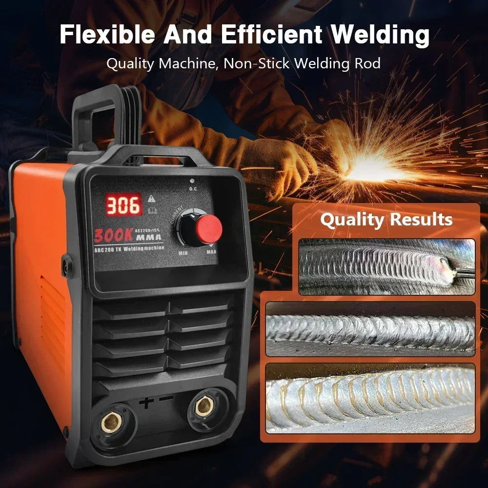 Portable MMA 300 220V Welding Machine Current Adjustable Compact Electric Welding Equipment Manual Metal ARC Welder