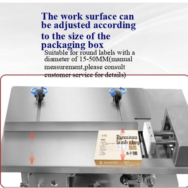 Right Angle Labeling Machine Packaging Box Small semi-Automatic Sealing Square Box 90 ° Angle Labeling Equipment, Right Angle Ci