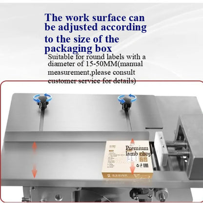 Right Angle Labeling Machine Packaging Box Small semi-Automatic Sealing Square Box 90 ° Angle Labeling Equipment, Right Angle Ci