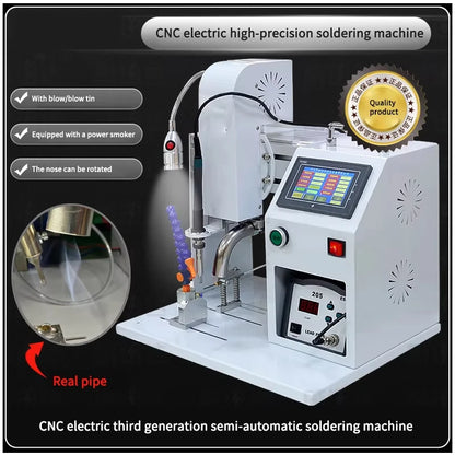 WXD-110H  Semi-Automatic USB Connector Electrical Cables Soldering Machine for USB Wire Making Tin PCB/LED/Robot Welding Machine