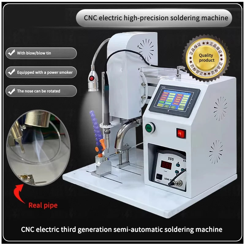 WXD-110H Semi-Automatic USB Connector Electrical Cables Soldering Machine For USB Wire Making Tin PCB/LED/Robot Welding Machine