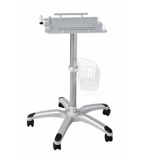 Trolley Therapeutic Equipment Medical Trolley Fetal Monitor Ekg Machine Cart with Big Platfrom  Hanger Ecg Trolley