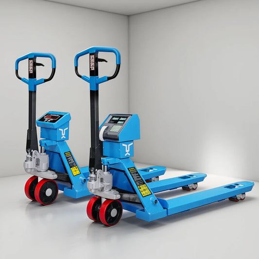 SK 1-3 ton manual forklift manual pallet truck with weight and printing function for warehouse pallet jacks