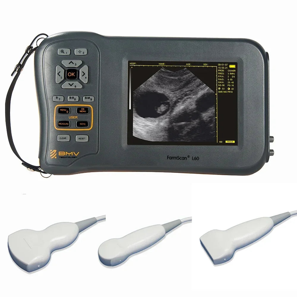 5.8 Inch Farm Portable Ultrasound Scanner Machine Sheep Pig Cow Equine  Veterinary Equipment Farmscan L60 USG Ecografo