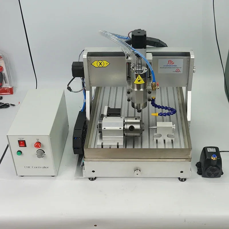 LY CNC Engraving Machine USB 6040 6090 3 Axis 4 Axis Wood Router Engraver Aluminum Milling Drilling Lathe Support Water Tank