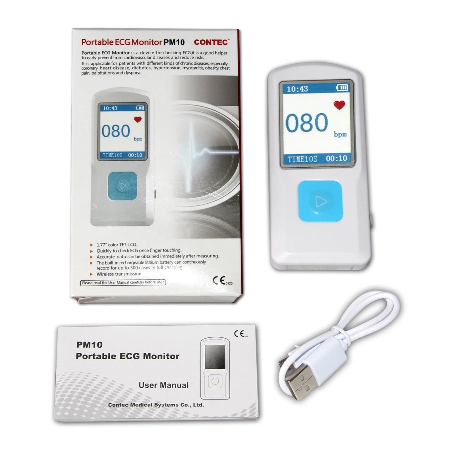 Holter ekg contec PM10 handheld mini  machine
