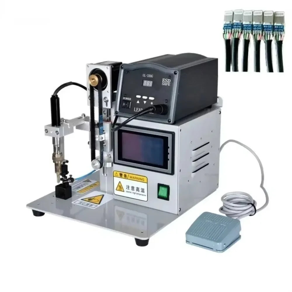 BBA Semi Automatic USB Cable Soldering Machine PCB Welding Robot Best Iron Soldering Machine For Wire Cables Welding