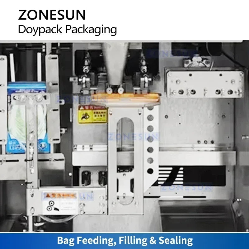 Zonesun Pouch Packaging Machine Doypack Packing Machine Automatic Filling and Sealing Machine Liquid Power Granule ZS-FSB30