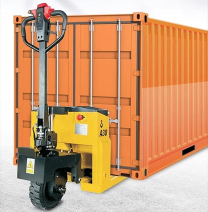 Electric Pallet Lift Jacks  All Terrain 3 Ton Self Lifting Rubber Wheel Pallet Jack