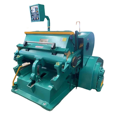 750-1200 All Size Automatic Flat Bed Label and Die Cutting Machine Pizza Box Making Machine for Craft