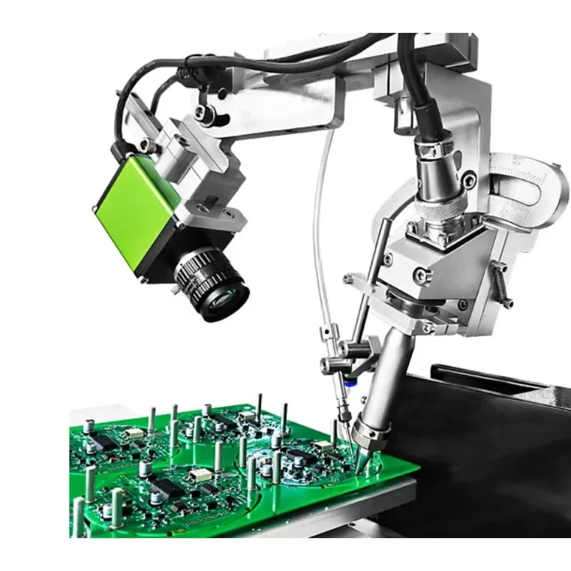 Automatic 4-Axis Solder Robot, PCB LED Desktop Welding Soldering Machine With Vision Function
