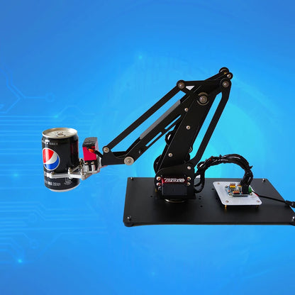 4 DOF Robot Arm with Metal Rotating Big/Small Base For Arduino ESP32 Robot DIY Kit Manipulator Claw Programmable Robot Projects