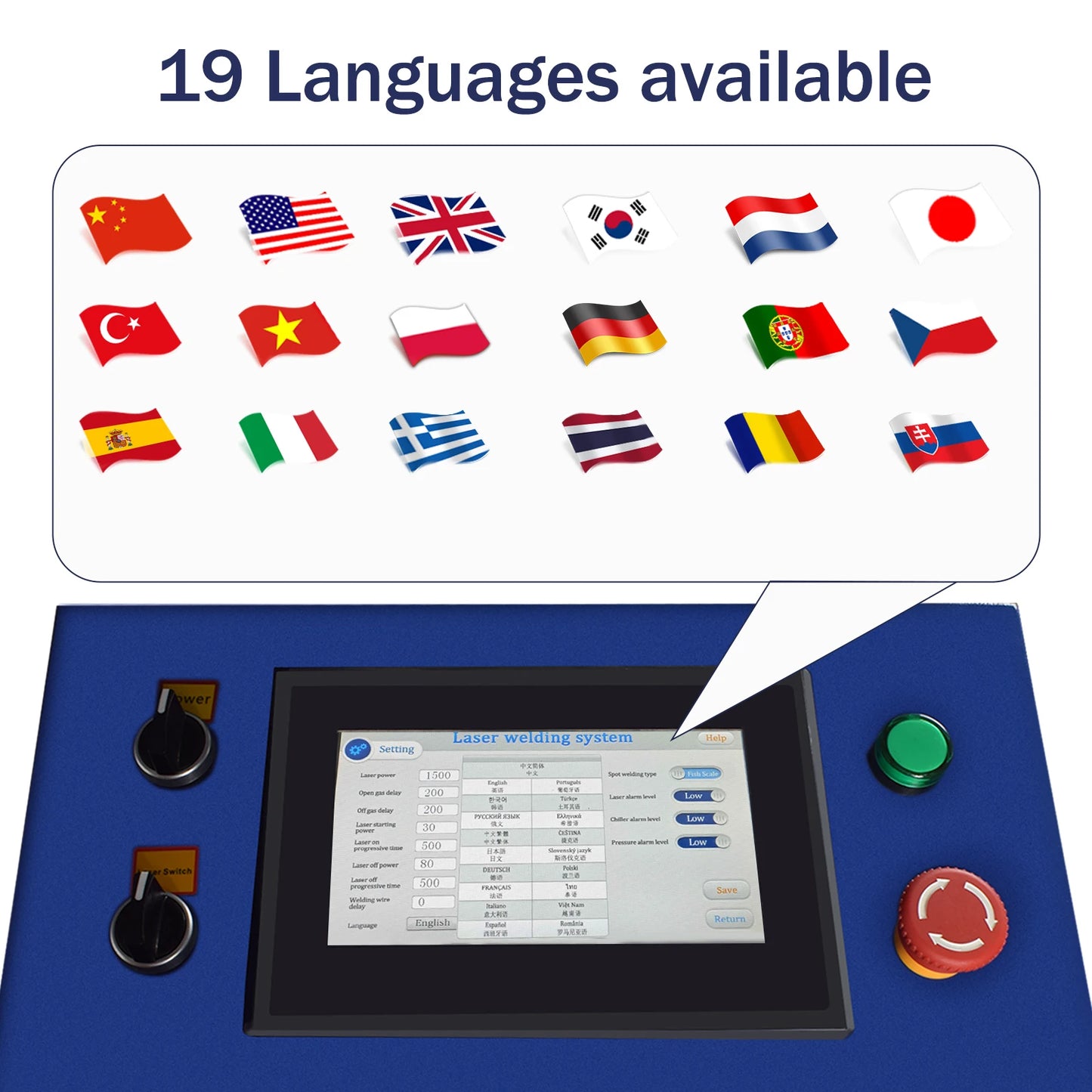 4 in 1 Laser Welding Cleaning Cutting Machine with Dual Wire Feeder Machine Handheld 3000W Raycus Laser Welder for All Metal