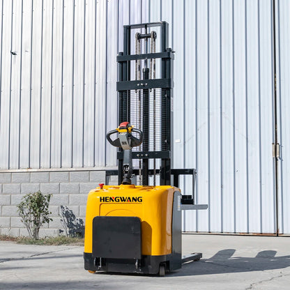 Fully Electric Stacker 2 ton 1 ton 1.5 ton Electric Stacker 1.6M-3.5M Lifting All Electric Forklift Easy Climbing Support Custom