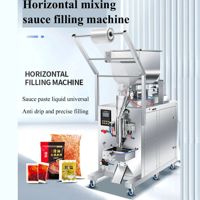 PBOBP Automatic Packing Machine For Tomato Sauce Honey Shampoo Ketchup Paste Packaging Machine