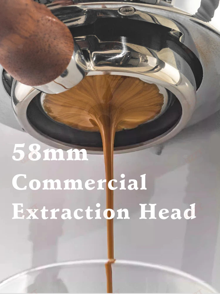 GZZT M1M2 Commercial Coffee Machine 15Bar Semi-automatic Espresso Maker Cappuccino Espresso Home Office Italian Coffee Machine