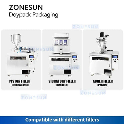 Zonesun Pouch Packaging Machine Doypack Packing Machine Automatic Filling and Sealing Machine Liquid Power Granule ZS-FSB30