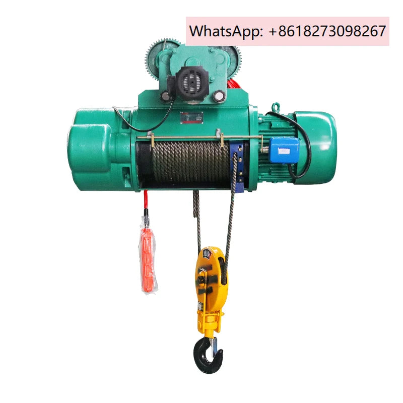 CD1 type 380V steel wire rope electric hoist 1/2/3/5/10T ton lifting crane overhead crane electric hoist