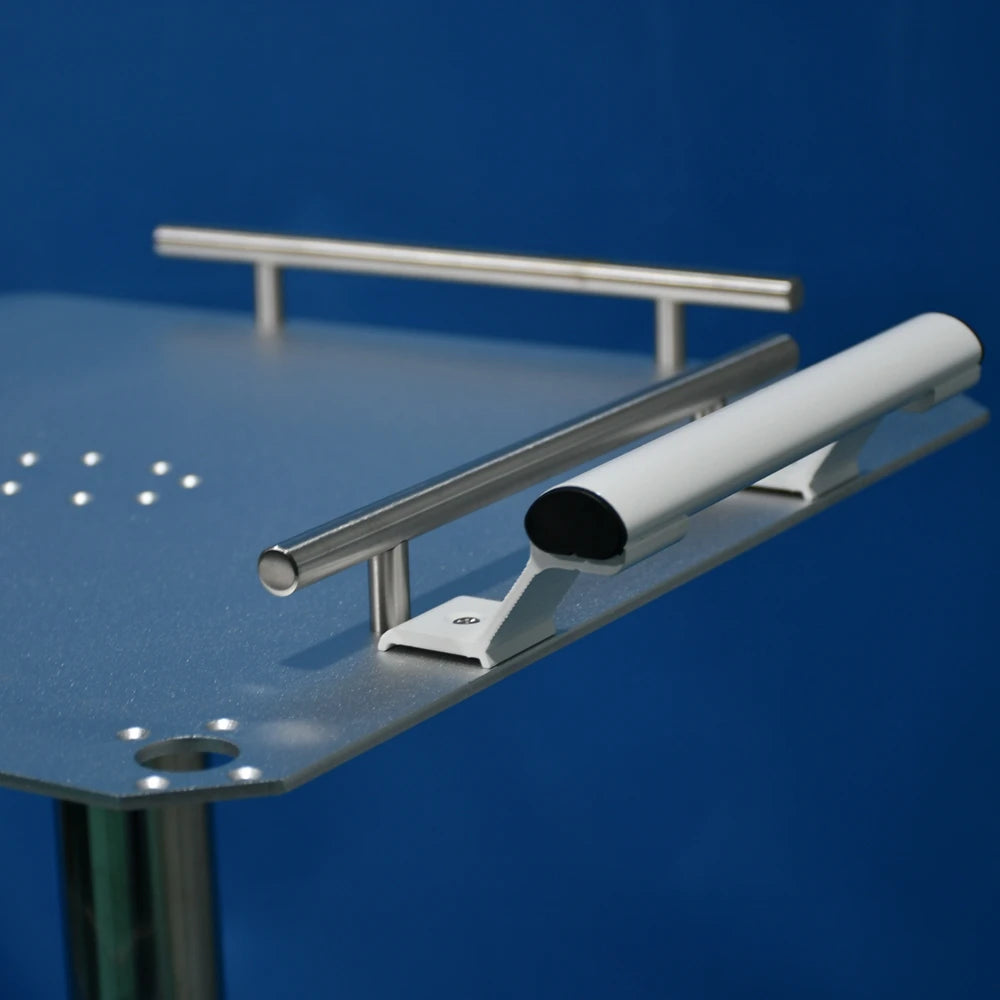 Trolley Therapeutic Equipment Medical Trolley Fetal Monitor Ekg Machine Cart with Big Platfrom  Hanger Ecg Trolley