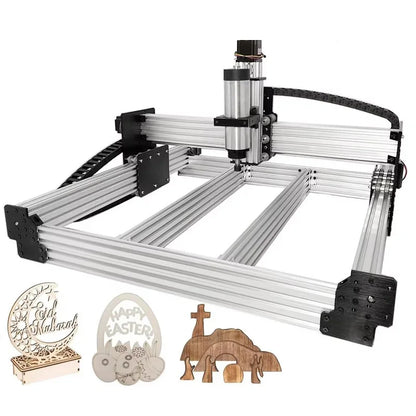 BulkMan3D Latest V2.2 WorkUltra CNC Router Machine 4-Axis xPRO V5 GRBL 2.2KW Precise CNC Milling Engraver for Wood Metal Acrylic