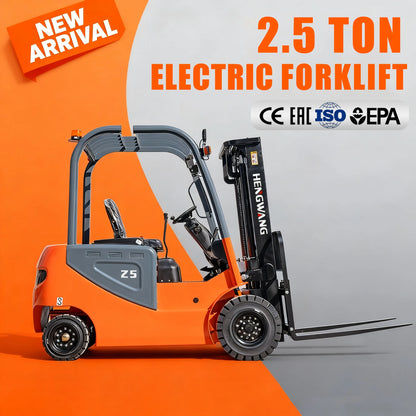 2.5Ton Electric Forklift 3m Lift Wide Field of View Suitable for Warehouses/Factories Narrow Channel Operation Customizable