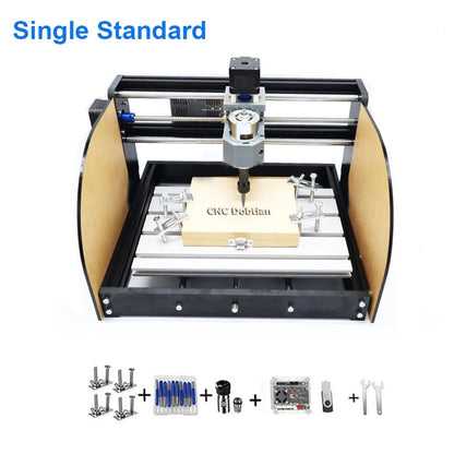CNC 3018 Pro Max Laser Engraver DIY Engraving Machine GRBL 3-Axis PCB Milling Laser Wood Router Upgraded 3018Pro Mini Engraver