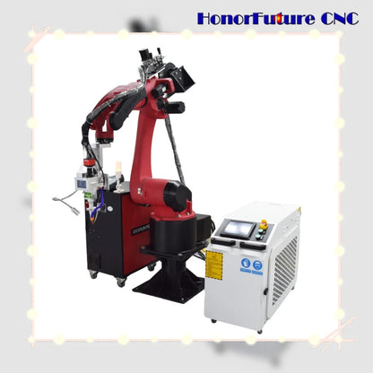 Automatic Robot Arm Welding Machine Six AIXS Robotic Arm Welder Fiber Laser Welding Machine