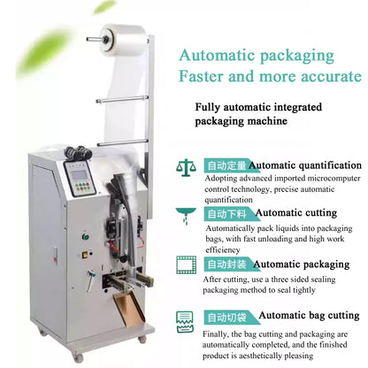 Including Tariffs Electric Liquid Packaging Machine With Adjustable Capacity And Self Priming Liquid Packing Machine