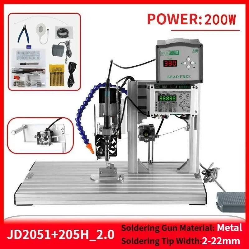 CE Semi-automatic Soldering Machine USB Connector Equipment Electrical Cables USB Wire Making Tin PCB/LED/Robot Welding Machine