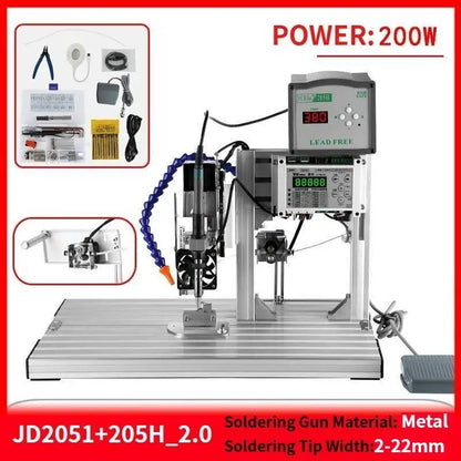 CE Semi-automatic Soldering Machine USB Connector Equipment Electrical Cables USB Wire Making Tin PCB/LED/Robot Welding Machine