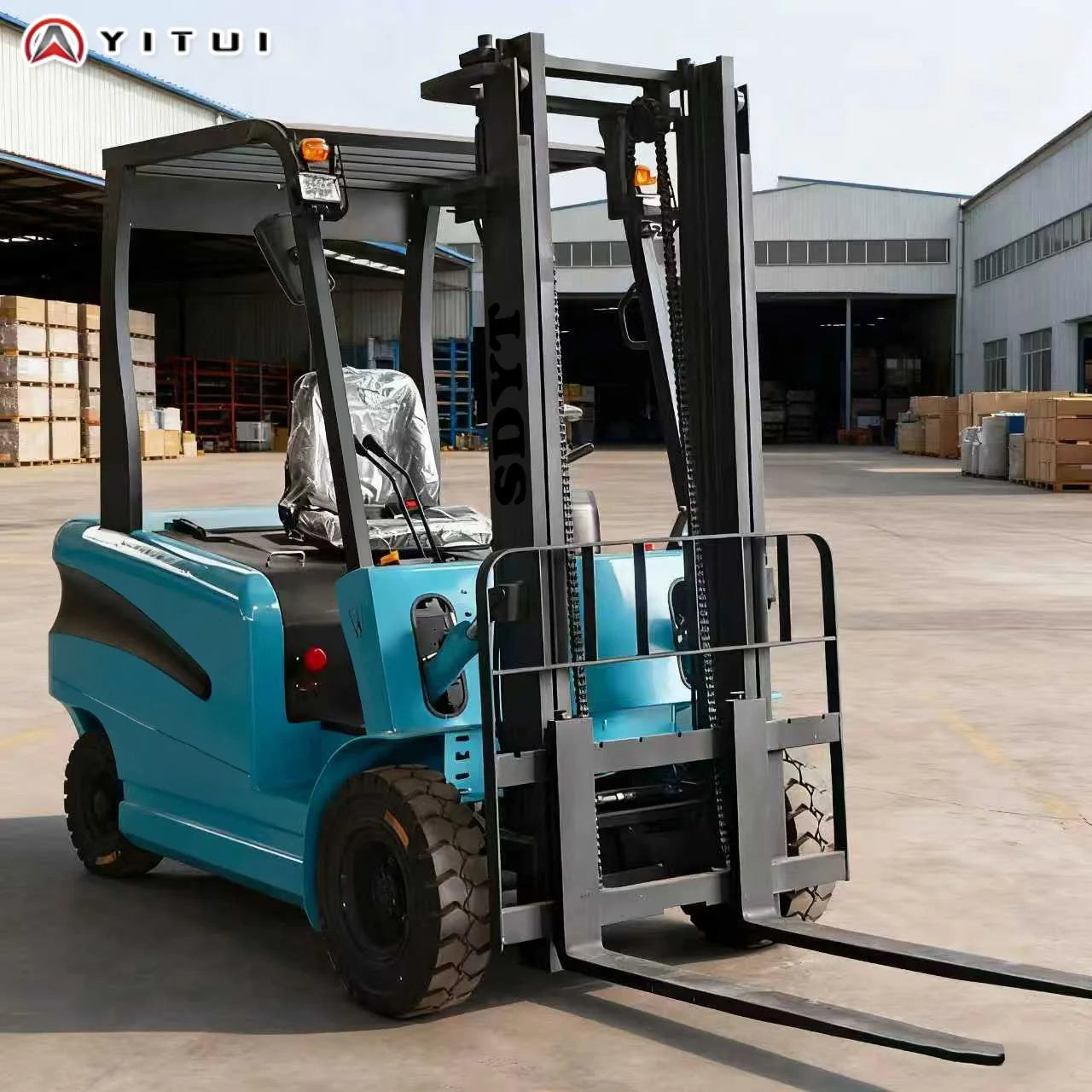 Electric Forklift Lifting Truck 3 Ton 5 Tons Ce Epa Electric Warehouse 3.5 Ton Mini Forklift Warehouse Forklift Customized