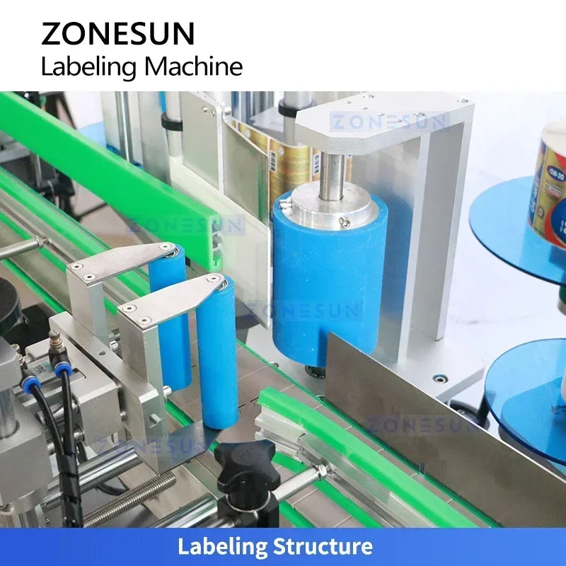 Zonesun ZS-TB822T Double Side Labeling Machine Front and Back Labeler
