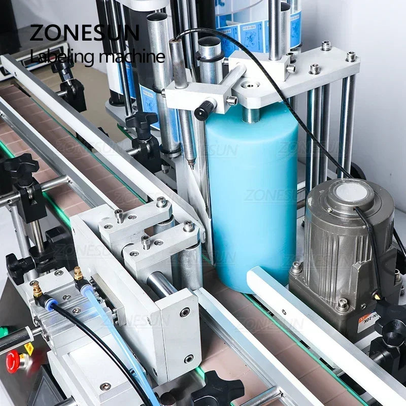 ZONESUN ZS-TB500A Automatic Label Applicator Jar PET Round Bottle Labeling Machine with Date Coder