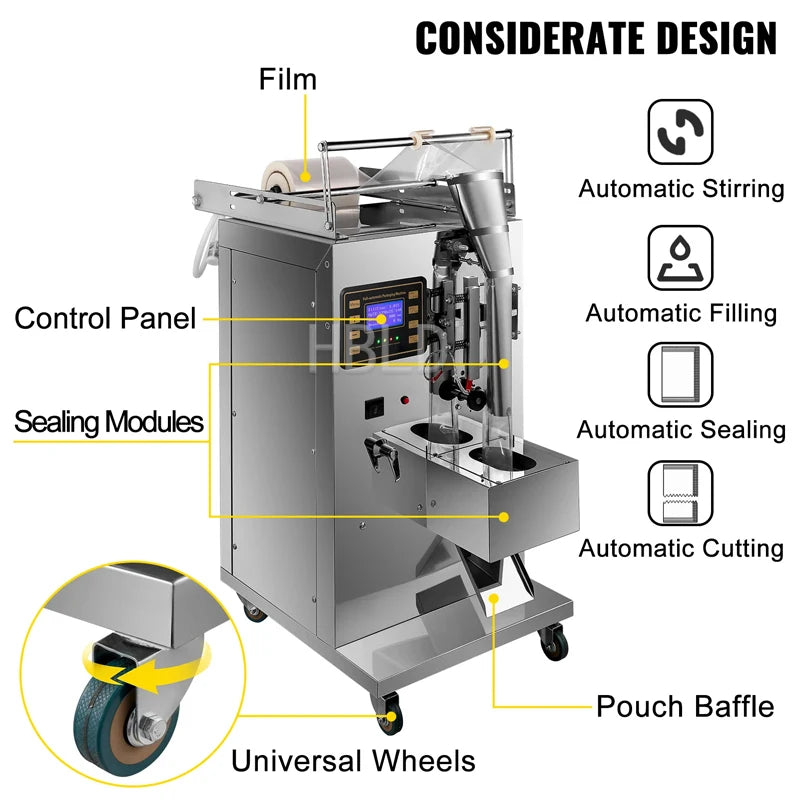 Small Liquid Packaging Machine, Quantitative Seasoning, Milk Bag Packaging Machine