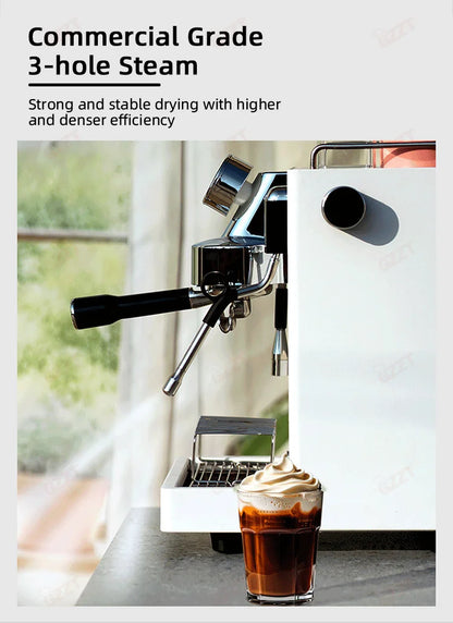 GZZT CM6005 Espresso Coffee Machine 3100W Double Pump PID Control Temperature 58mm Commercial/Home Coffee Makers 220V