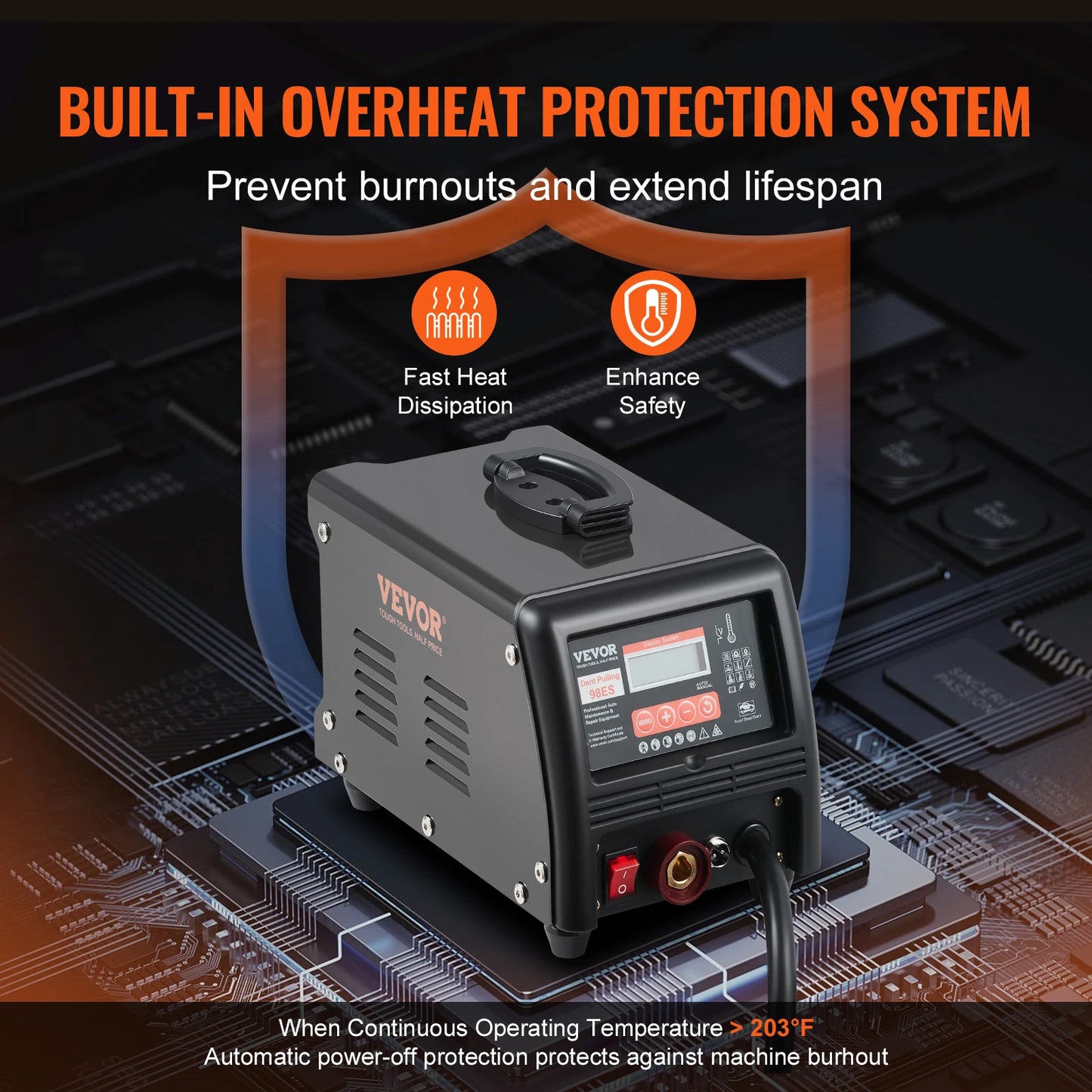 SucceBuy Stud Welder Dent Repair Kit 3KW Spot Welder Dent Puller Auto Body Spot Welding Dent Puller Machine for Car Dent Repair